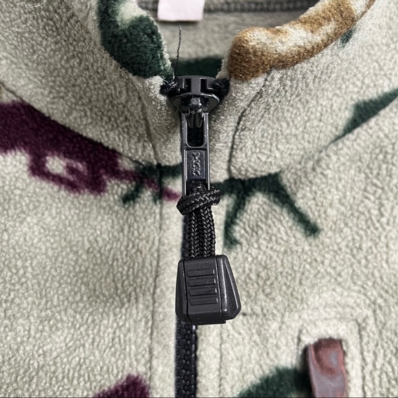 Running Horses Fleece Zip Up Jacket Women’s Small Granola Girl Outdoor Hiking - Picture 3 of 4